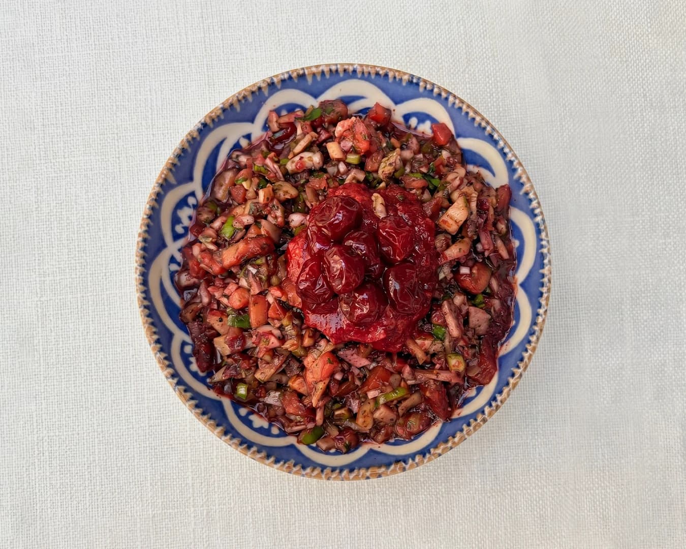 Vişne Sorbeli Kaşık Salata